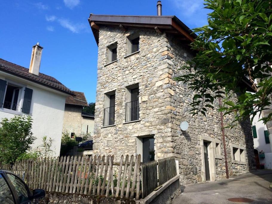 Beau Studio Dans Ancienne Grange Renovee. Blonay Exterior photo